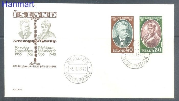Znaczek Islandia 1978 FDC