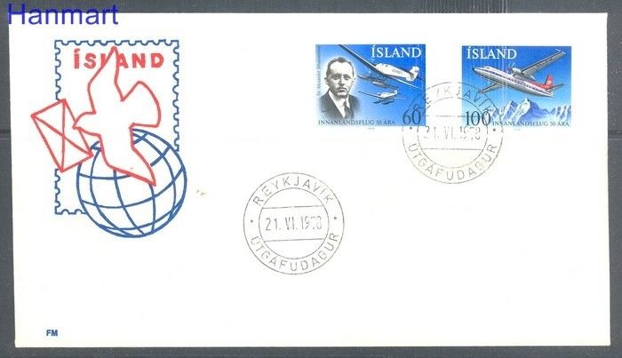 Znaczek Islandia 1978 FDC