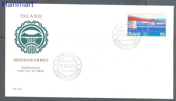 Znaczek Islandia 1978 Mi 534 FDC