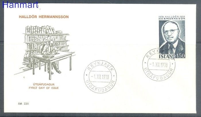 Znaczek Islandia 1978 FDC