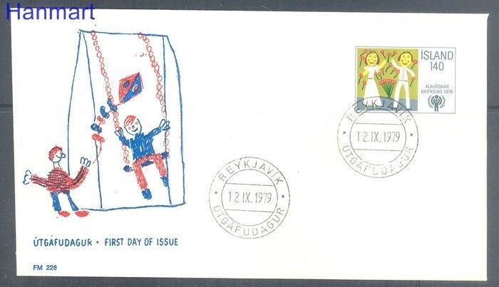 Znaczek Islandia 1979 Mi 543 FDC