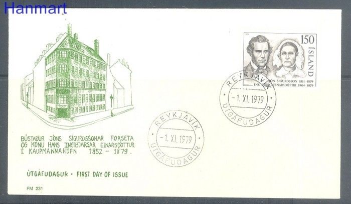 Znaczek Islandia 1979 Mi 545 FDC