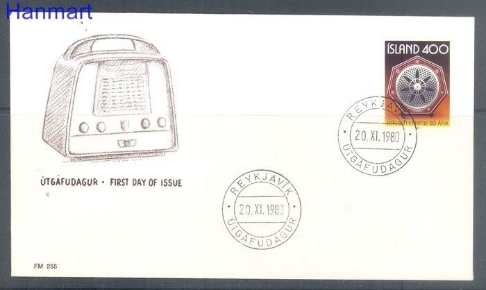 Znaczek Islandia 1980 Mi 562 FDC