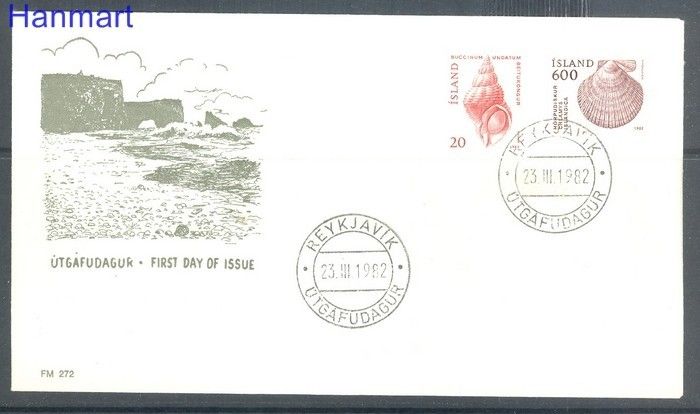 Znaczek Islandia 1982 Mi 576-577 FDC