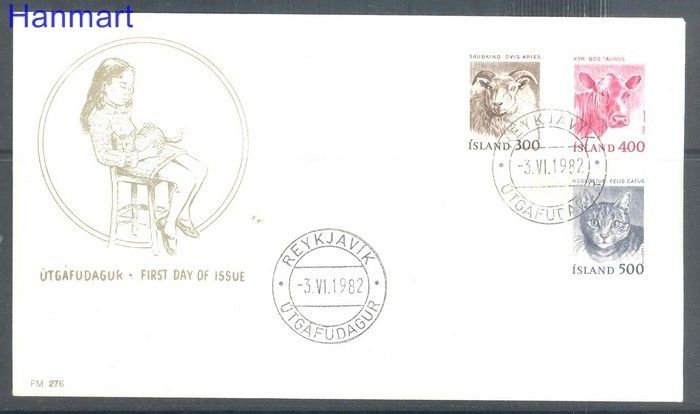 Znaczek Islandia 1982 FDC