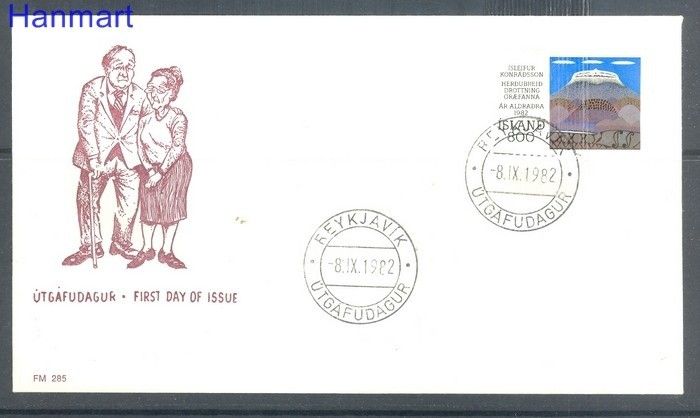 Znaczek Islandia 1982 FDC