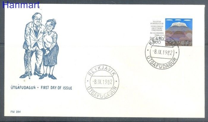 Znaczek Islandia 1982 FDC