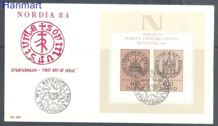 Znaczek Islandia 1982 FDC
