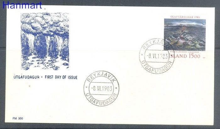 Znaczek Islandia 1983 FDC