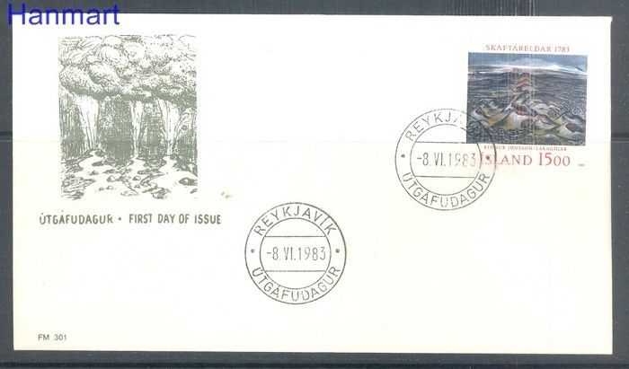 Znaczek Islandia 1983 FDC