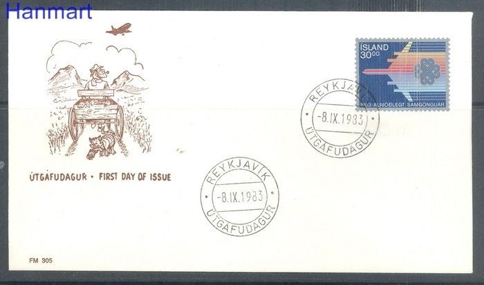 Znaczek Islandia 1983 Mi 605 FDC