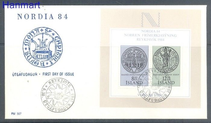 Znaczek Islandia 1983 FDC