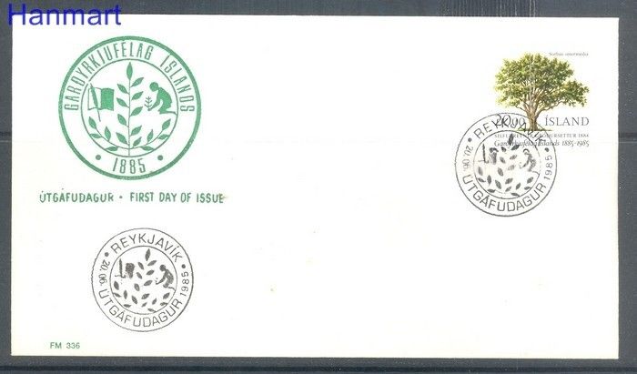 Znaczek Islandia 1985 FDC