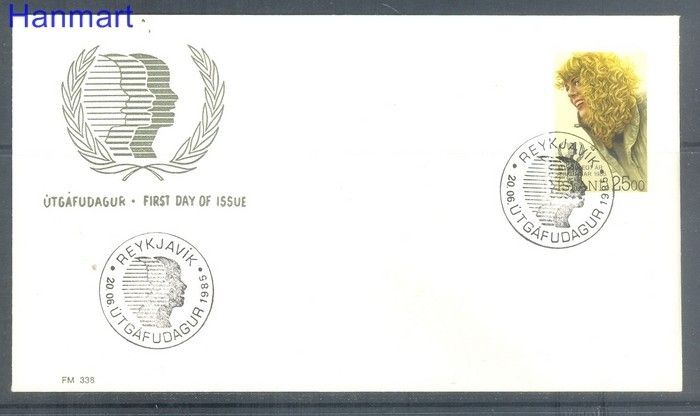 Znaczek Islandia 1985 FDC