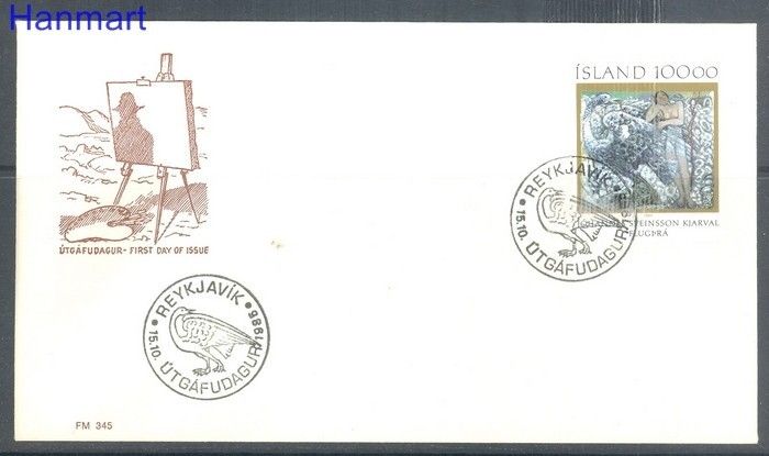 Znaczek Islandia 1985 FDC
