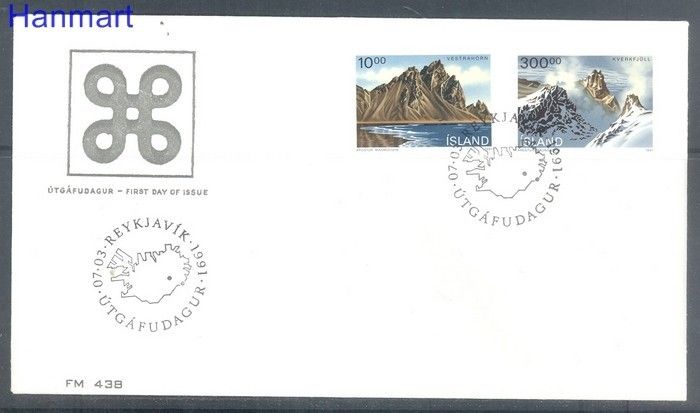 Znaczek Islandia 1991 FDC