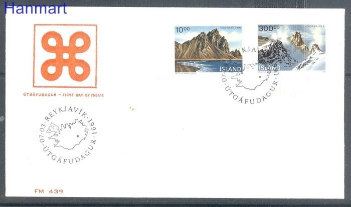 Znaczek Islandia 1991 FDC