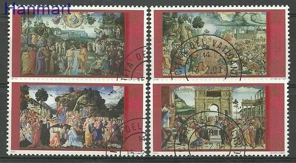 Znaczek Watykan 2001 Mi 1362-1365 Stemplowane