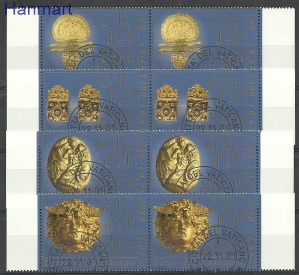 Znaczek Watykan 2001 Mi 1386-1389 Stemplowane