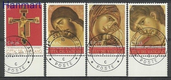 Znaczek Watykan 2002 Mi 1417-1420 Stemplowane