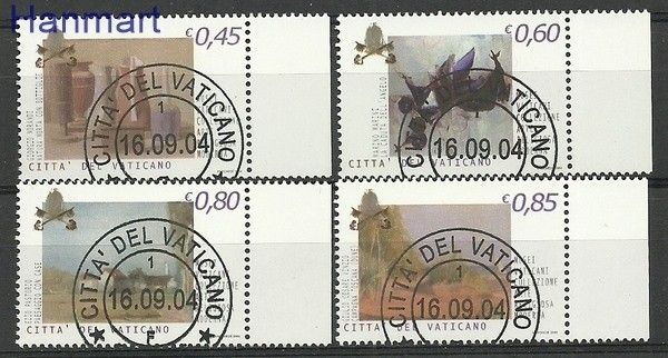 Znaczek Watykan 2004 Mi 1506-1509 Stemplowane