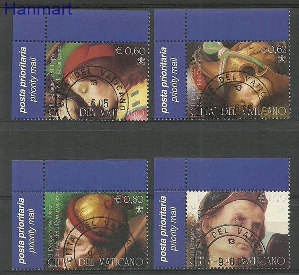 Znaczek Watykan 2005 Mi 1525-1528 Stemplowane