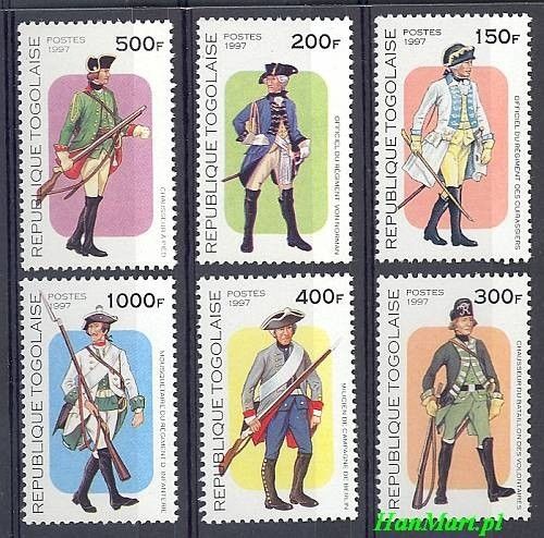 Znaczek Togo 1997 Mi 2551-2556 Czyste **