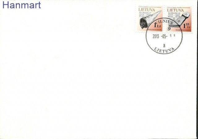 Znaczek Litwa 2013 FDC