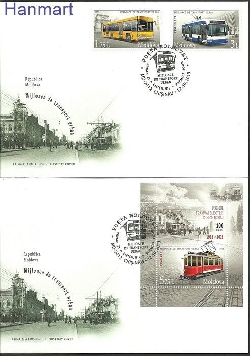 Znaczek Mołdawia 2013 Mi bl 65 FDC