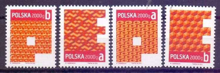 Znaczek Polska 2013 Mi 4613-4616 Fi 4463-4466 Czyste **