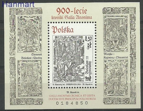 Znaczek Polska 2013 Mi bl 216 Fi bl 248 Czyste **