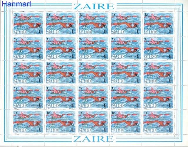 Znaczek Kongo Kinszasa / Zair 1985 Mi 889-896 Czyste **