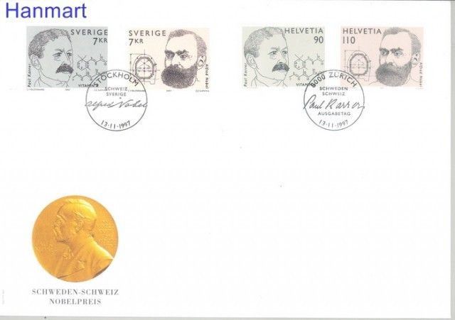Znaczek Szwajcaria 1997 FDC