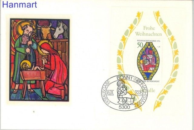 Znaczek Berlin Niemcy 1976 FDC