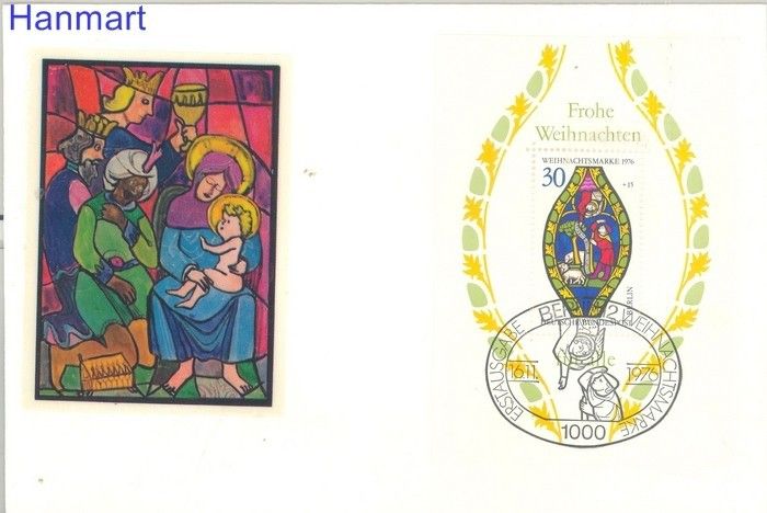 Znaczek Berlin Niemcy 1977 FDC