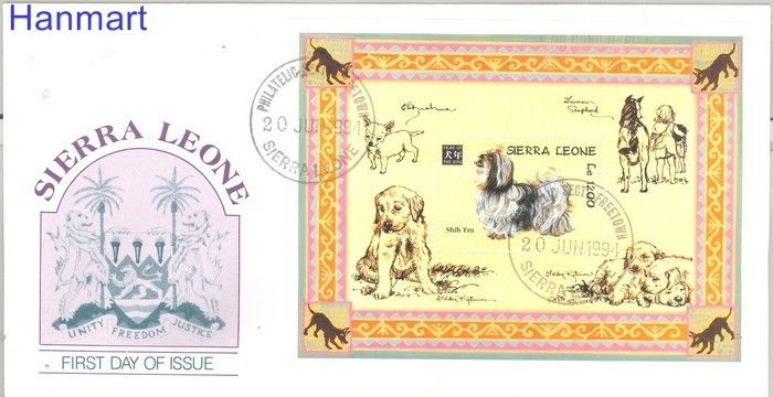 Znaczek Sierra Leone 1994 Mi bl 243 FDC