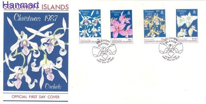 Znaczek Wyspy Salomona 1987 Mi 659-662 FDC