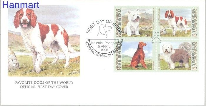 Znaczek Mikronezja 1995 Mi 414-417 FDC