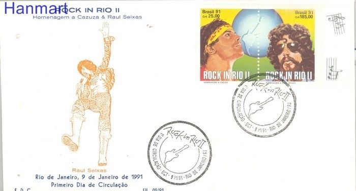 Znaczek Brazylia 1991 Mi 2396-2397 FDC