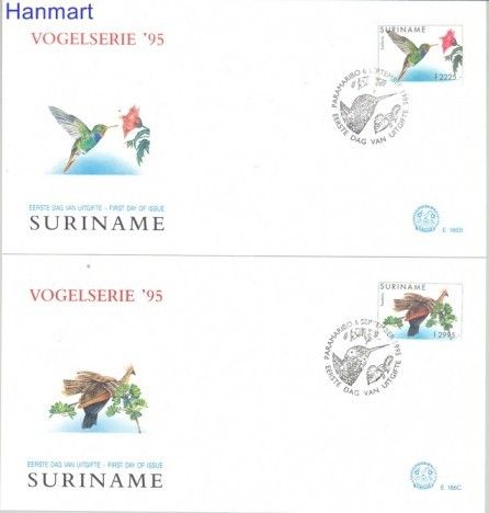 Znaczek Surinam 1995 Mi 1524-1526 FDC