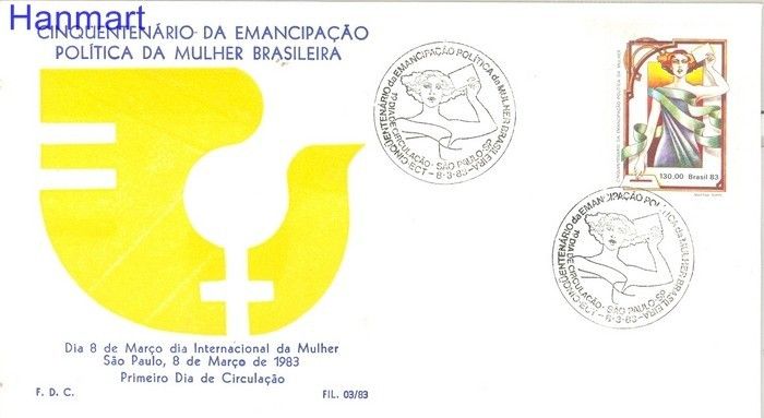 Znaczek Brazylia 1983 Mi 1953 FDC
