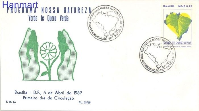 Znaczek Brazylia 1989 Mi 2294 FDC