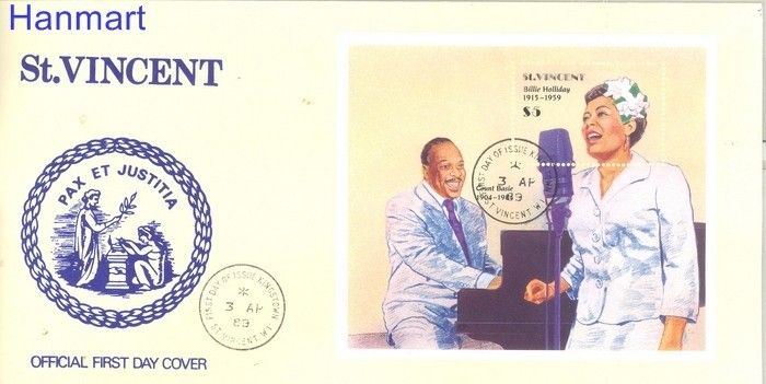 Znaczek St. Vincent 1989 Mi bl 67 FDC