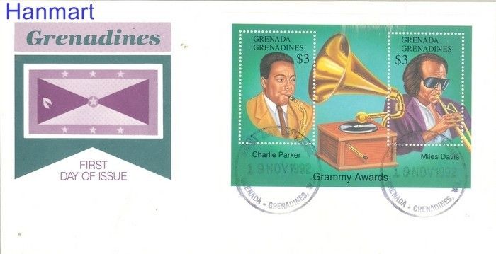Znaczek Grenada i Grenadyny 1992 Mi bl 254 FDC