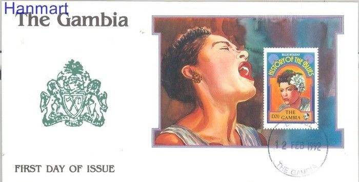 Znaczek Gambia 1992 Mi bl 142 FDC