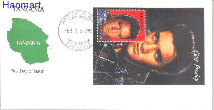 Znaczek Tanzania 1992 Mi bl 172 FDC