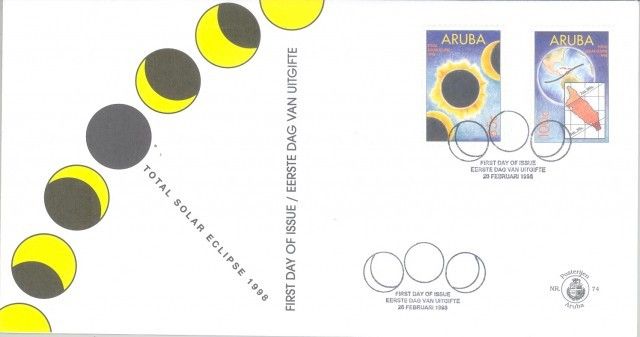 Znaczek Aruba 1998 Mi 217-218 FDC