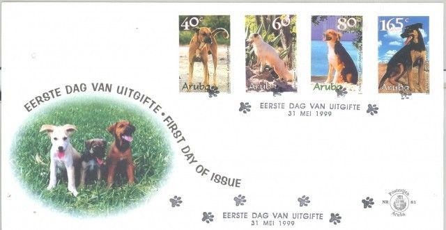 Znaczek Aruba 1999 Mi 236-239 FDC