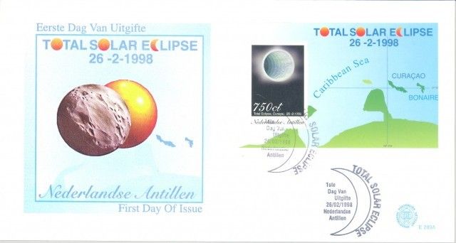 Znaczek Antyle Holenderskie 1998 Mi bl 47 FDC