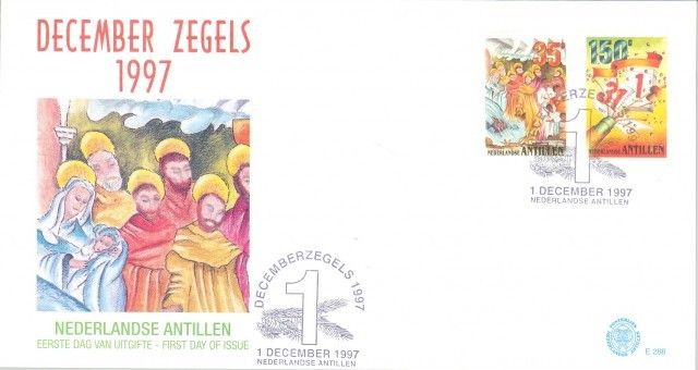 Znaczek Antyle Holenderskie 1997 Mi 941-942 FDC